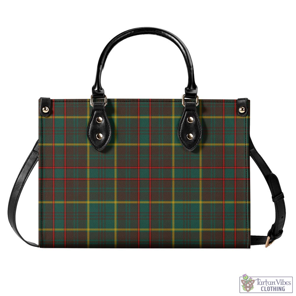 Tartan Vibes Clothing Ontario Province Canada Tartan Luxury Leather Handbags