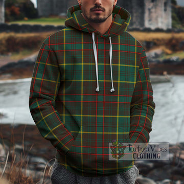Ontario Province Canada Tartan Cotton Hoodie