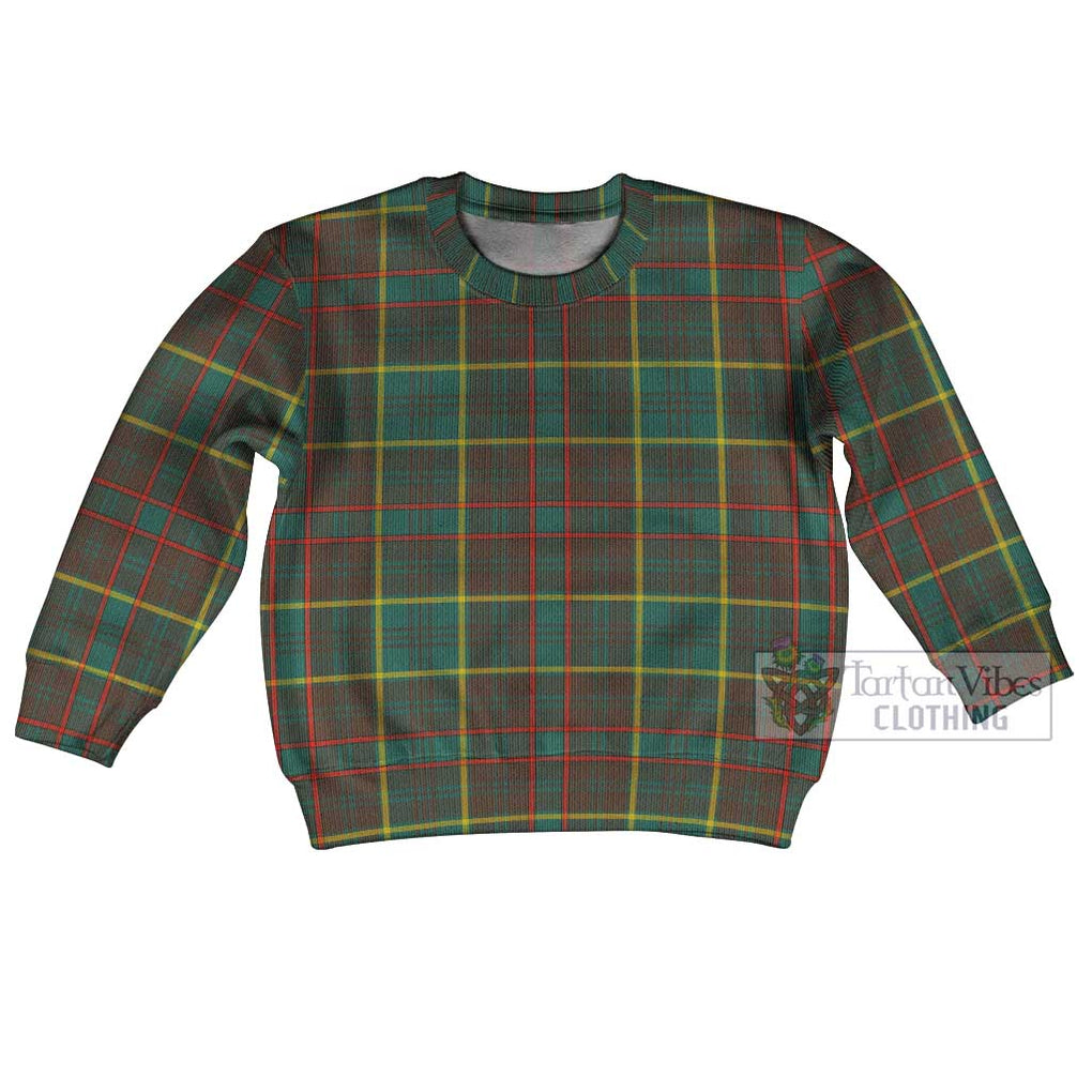 Tartan Vibes Clothing Ontario Province Canada Tartan Kid Ugly Sweater