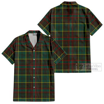 Ontario Province Canada Tartan Cotton Hawaiian Shirt