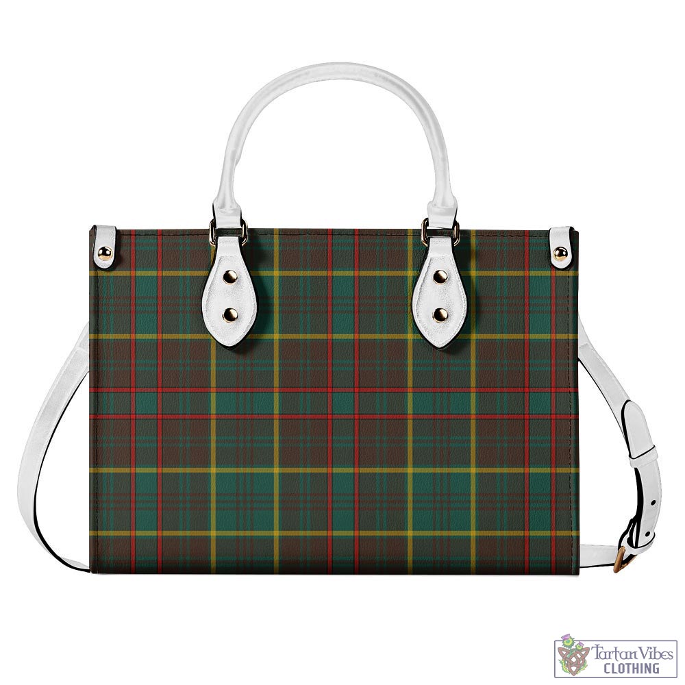 Tartan Vibes Clothing Ontario Province Canada Tartan Luxury Leather Handbags