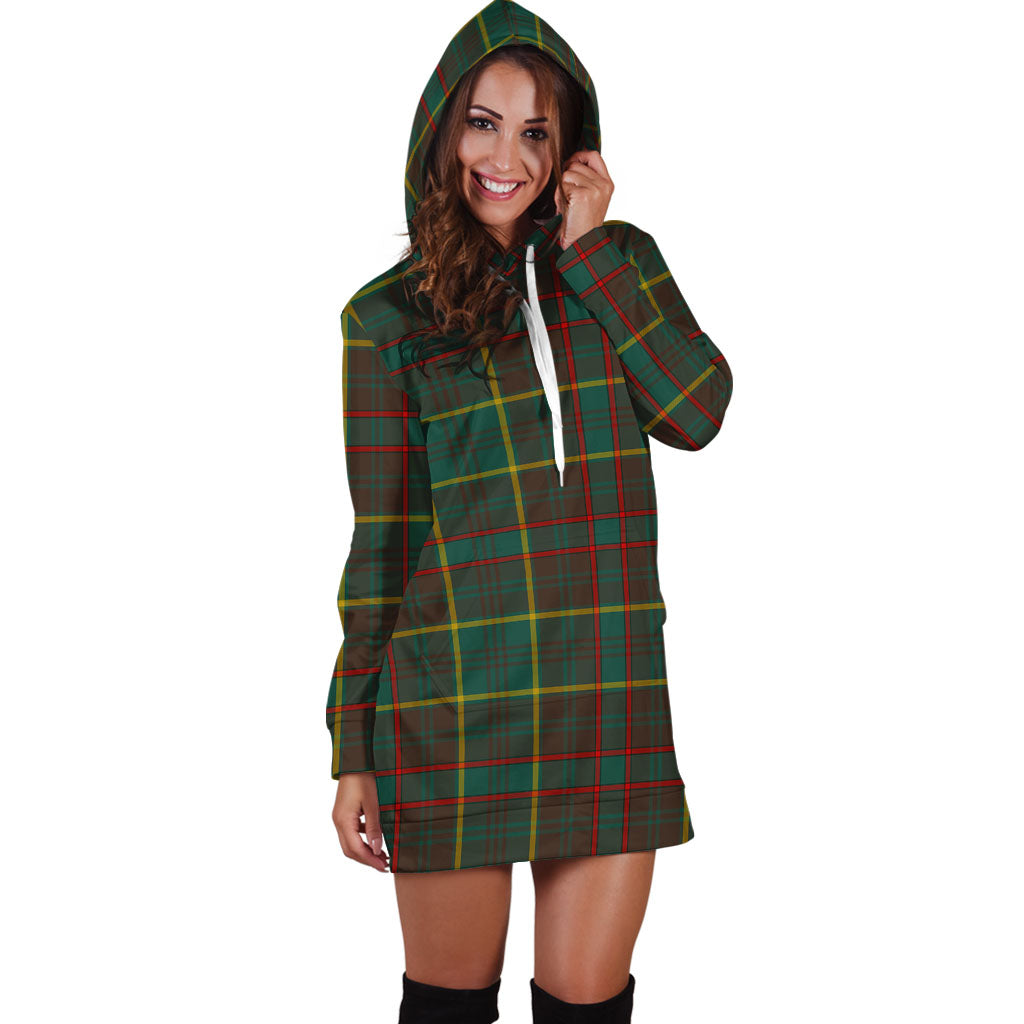 Ontario Province Canada Tartan Hoodie Dress - Tartan Vibes Clothing