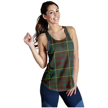Ontario Province Canada Tartan Women Racerback Tanks