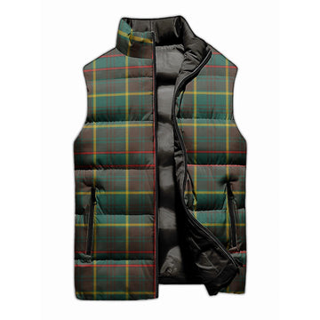 Ontario Province Canada Tartan Sleeveless Puffer Jacket