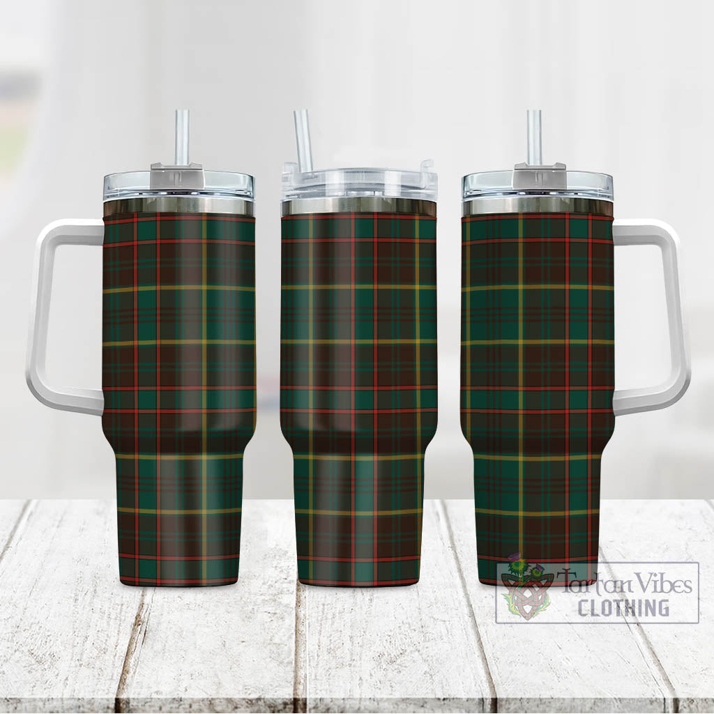 Tartan Vibes Clothing Ontario Province Canada Tartan Tumbler with Handle