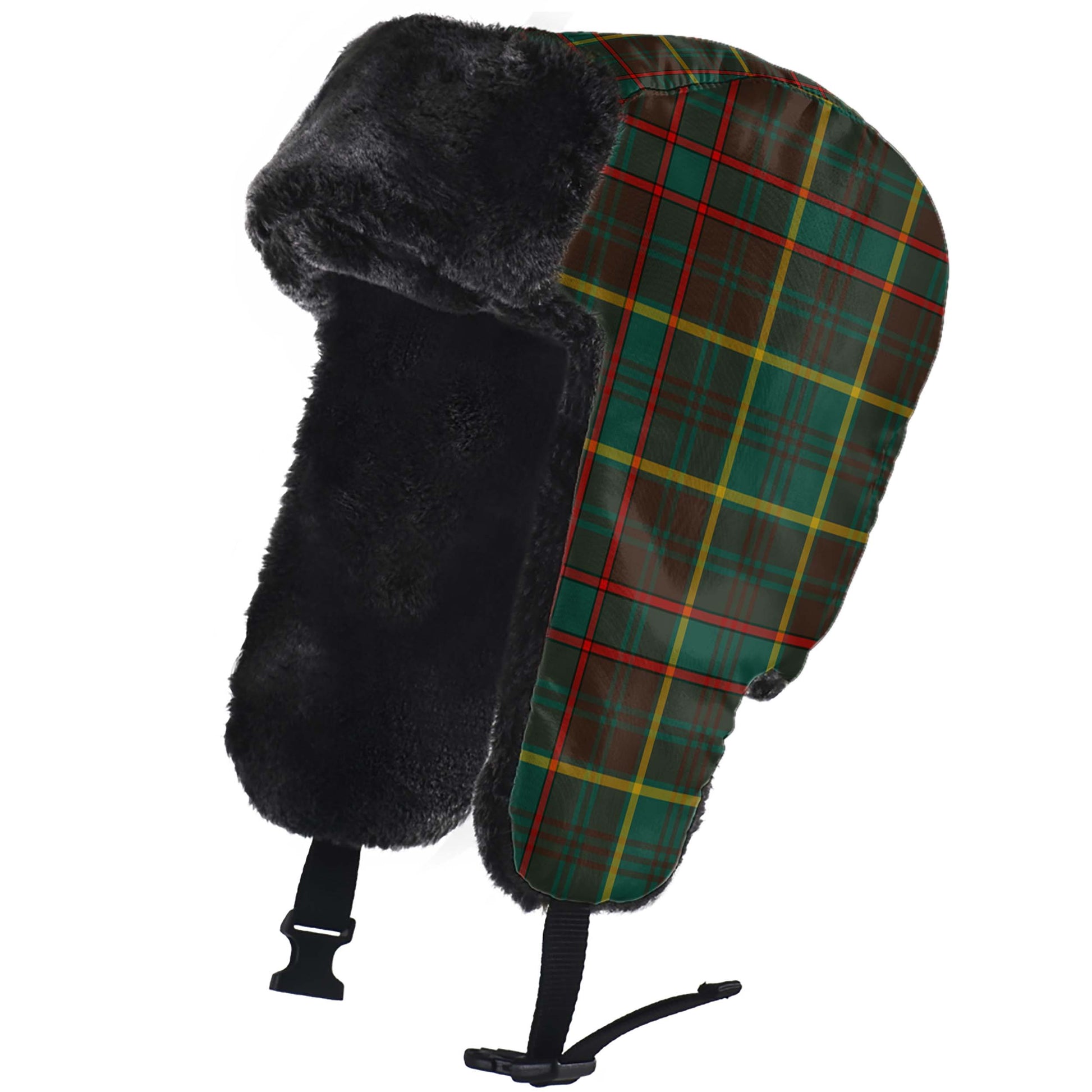 Ontario Province Canada Tartan Winter Trapper Hat - Tartanvibesclothing