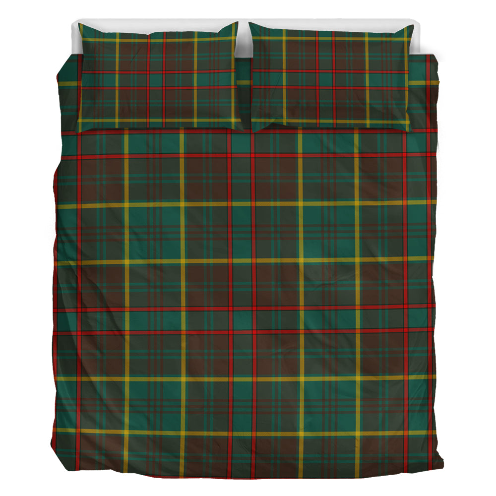 ontario-province-canada-tartan-bedding-set