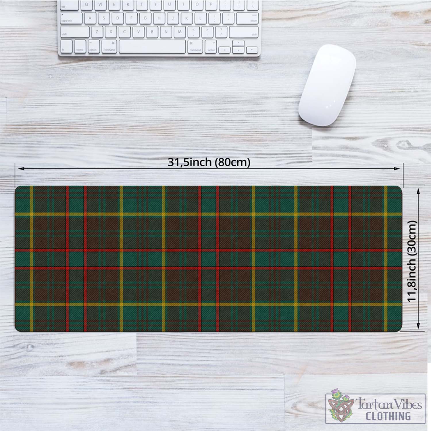 Tartan Vibes Clothing Ontario Province Canada Tartan Mouse Pad