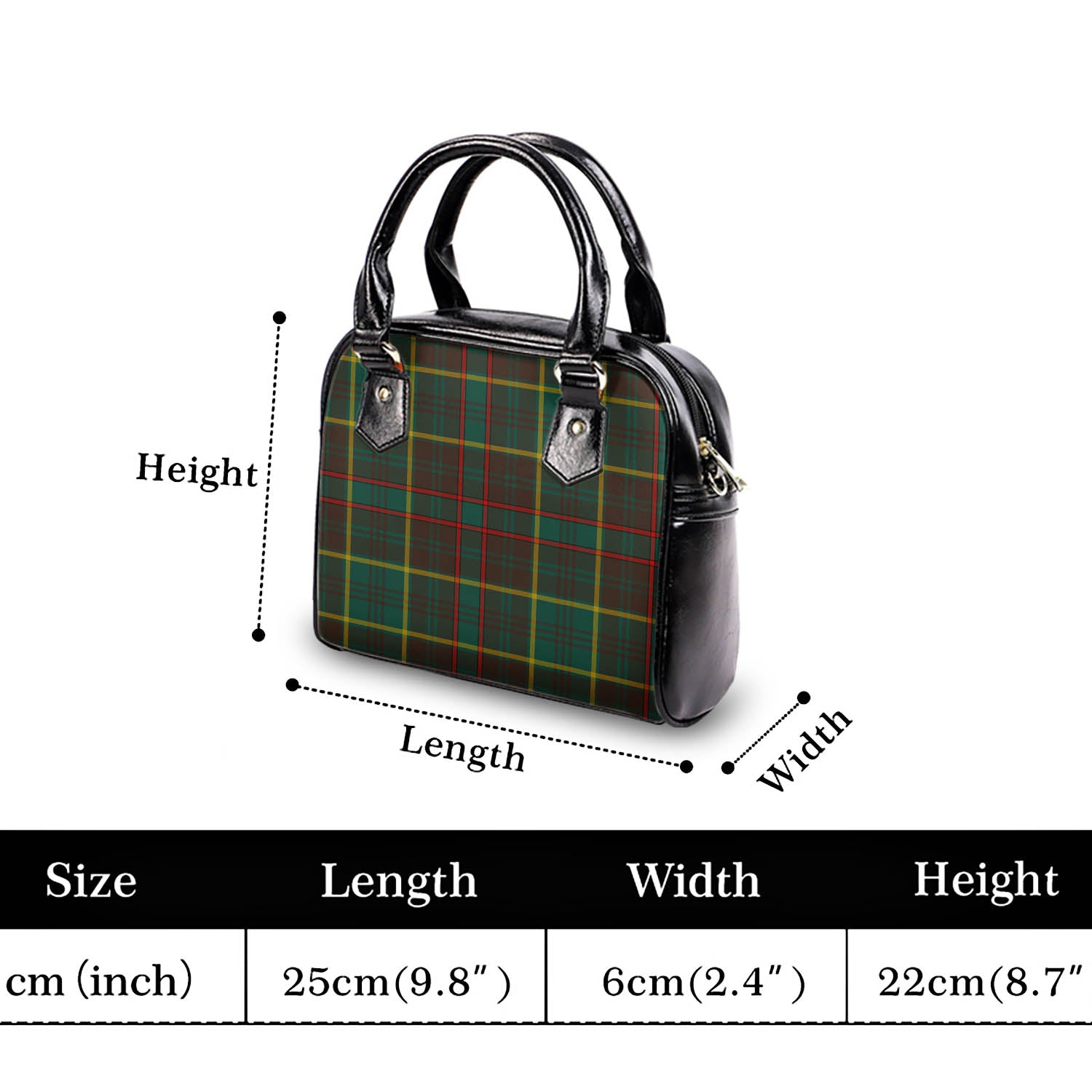 Ontario Province Canada Tartan Shoulder Handbags - Tartanvibesclothing