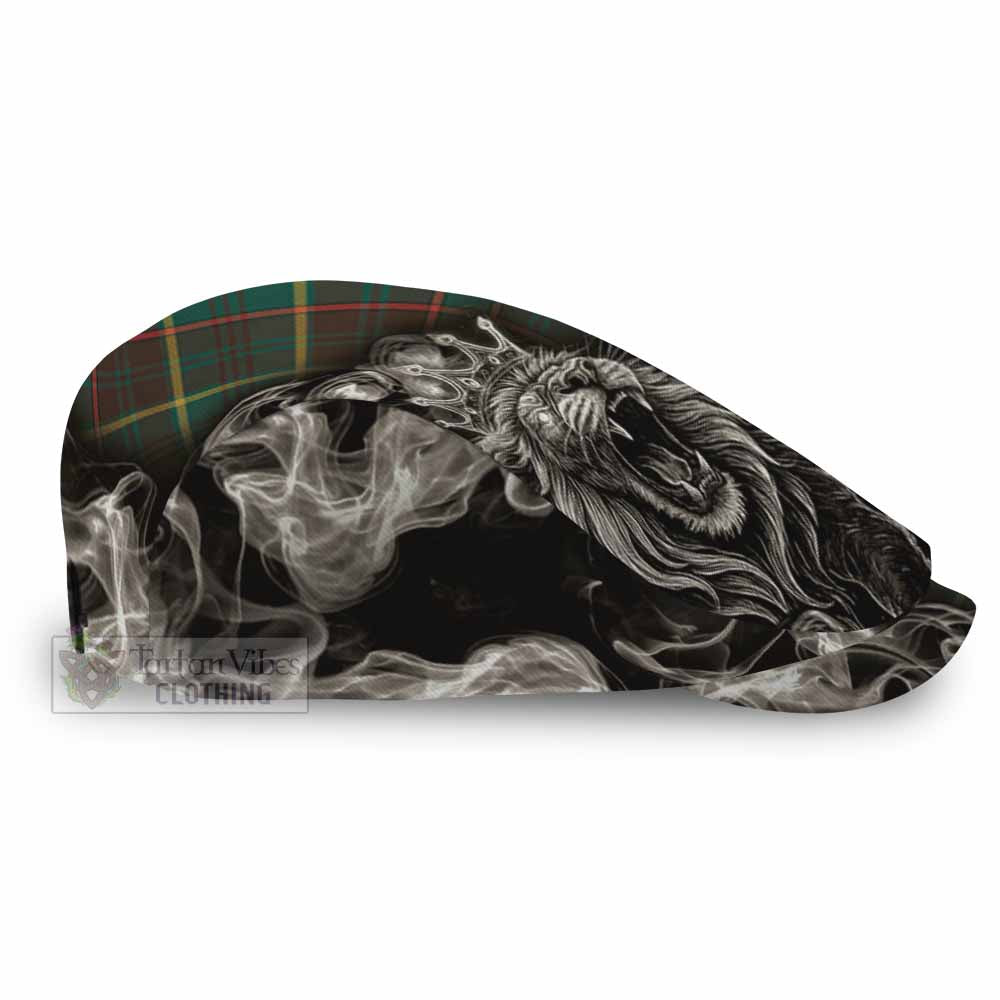 Ontario Province Canada Tartan Flat Cap, Jeff Cap Roaring Lion Heritage
