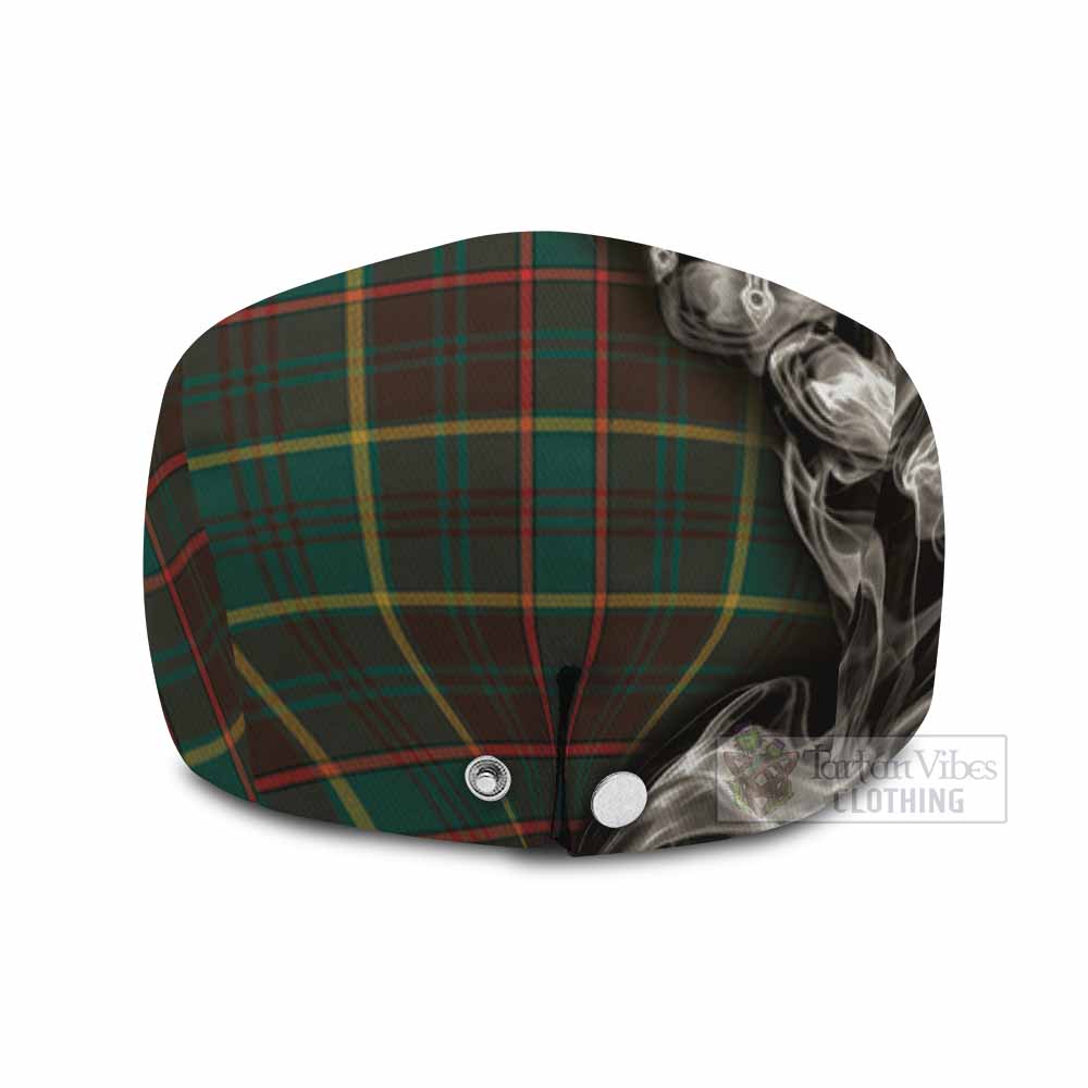 Ontario Province Canada Tartan Flat Cap, Jeff Cap Roaring Lion Heritage