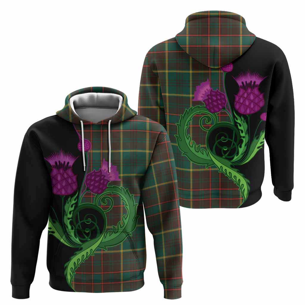 Ontario Province Canada Tartan Hoodie Traditional Scottish Thistle