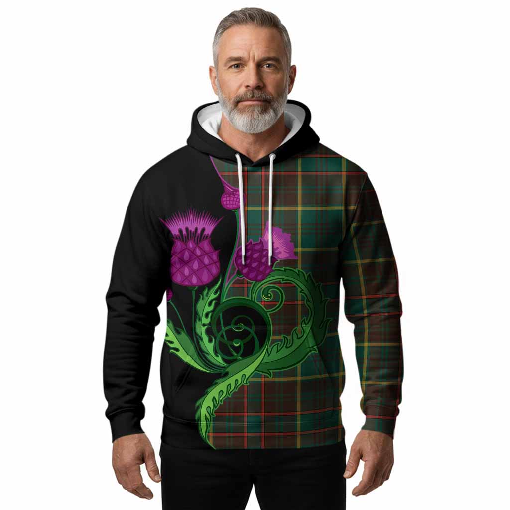 Ontario Province Canada Tartan Hoodie Traditional Scottish Thistle