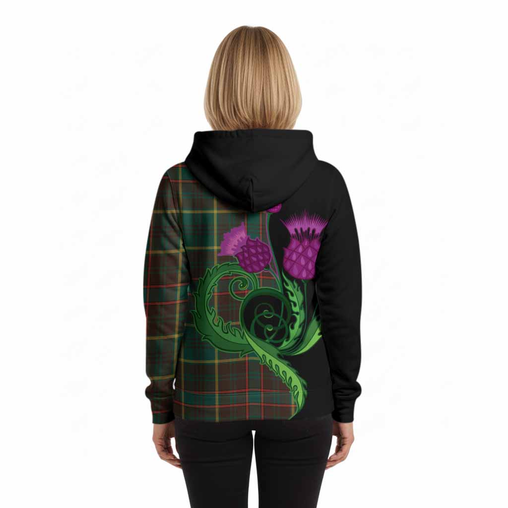 Ontario Province Canada Tartan Hoodie Traditional Scottish Thistle