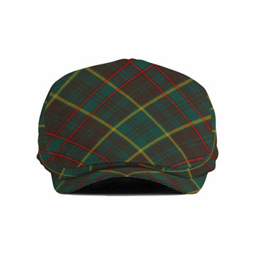 Ontario Province Canada Tartan Flat Cap, Jeff Cap Cross Style