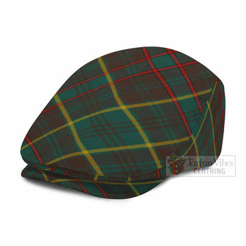 Ontario Province Canada Tartan Flat Cap, Jeff Cap Cross Style