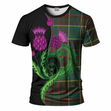 Ontario Province Canada Tartan T-Shirt Traditional Scottish Thistle