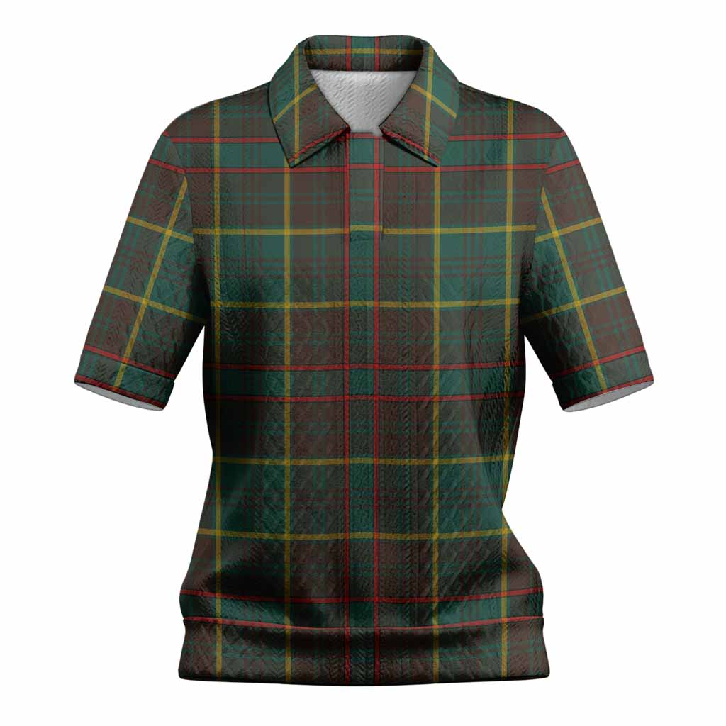 Ontario Province Canada Tartan Women’s Polo Sweater Top