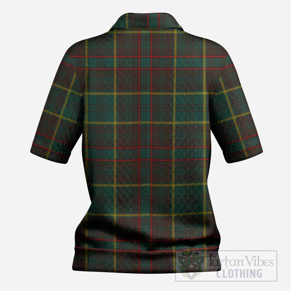Ontario Province Canada Tartan Women’s Polo Sweater Top