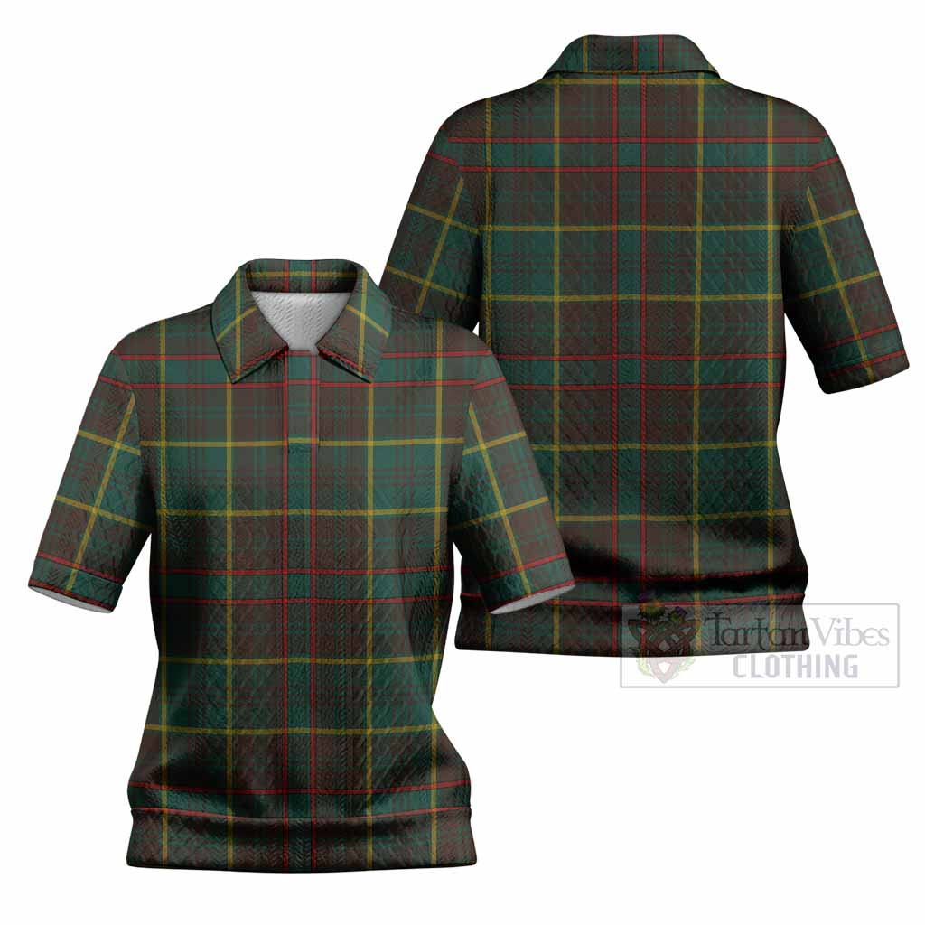 Ontario Province Canada Tartan Women’s Polo Sweater Top