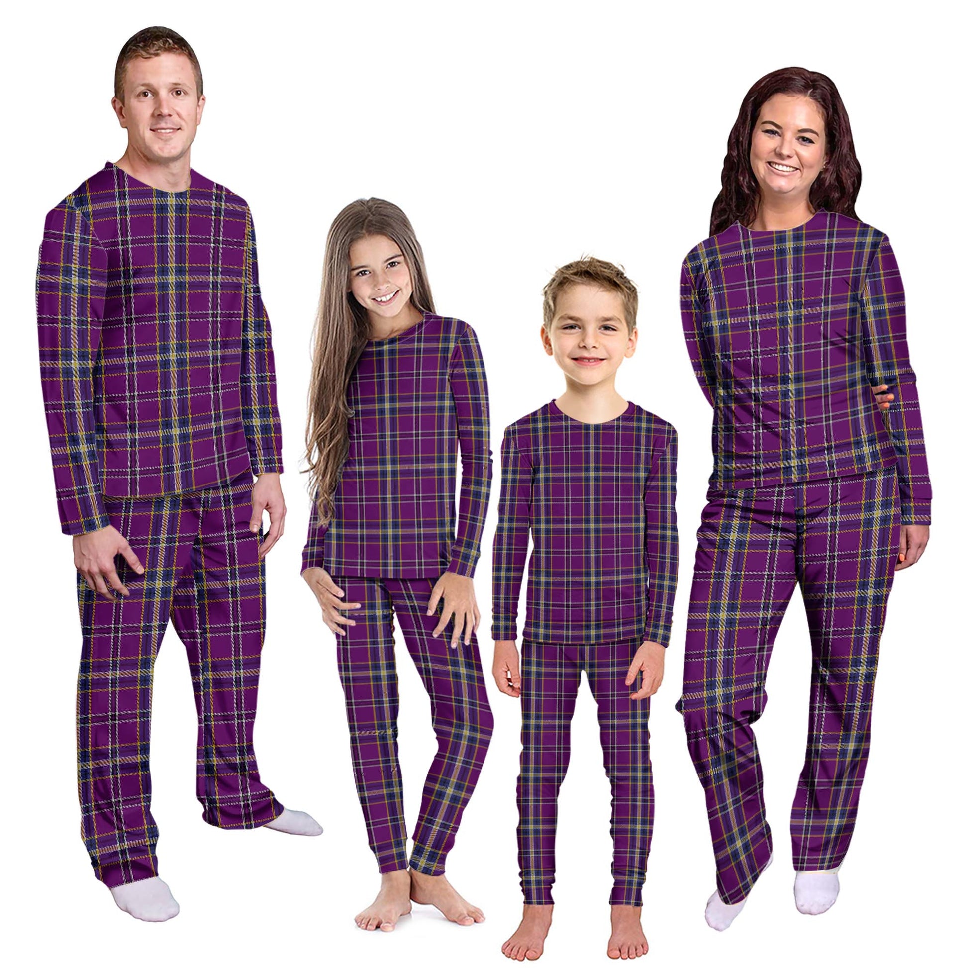 O'Riagain Tartan Pajamas Family Set Kid - Tartan Vibes Clothing