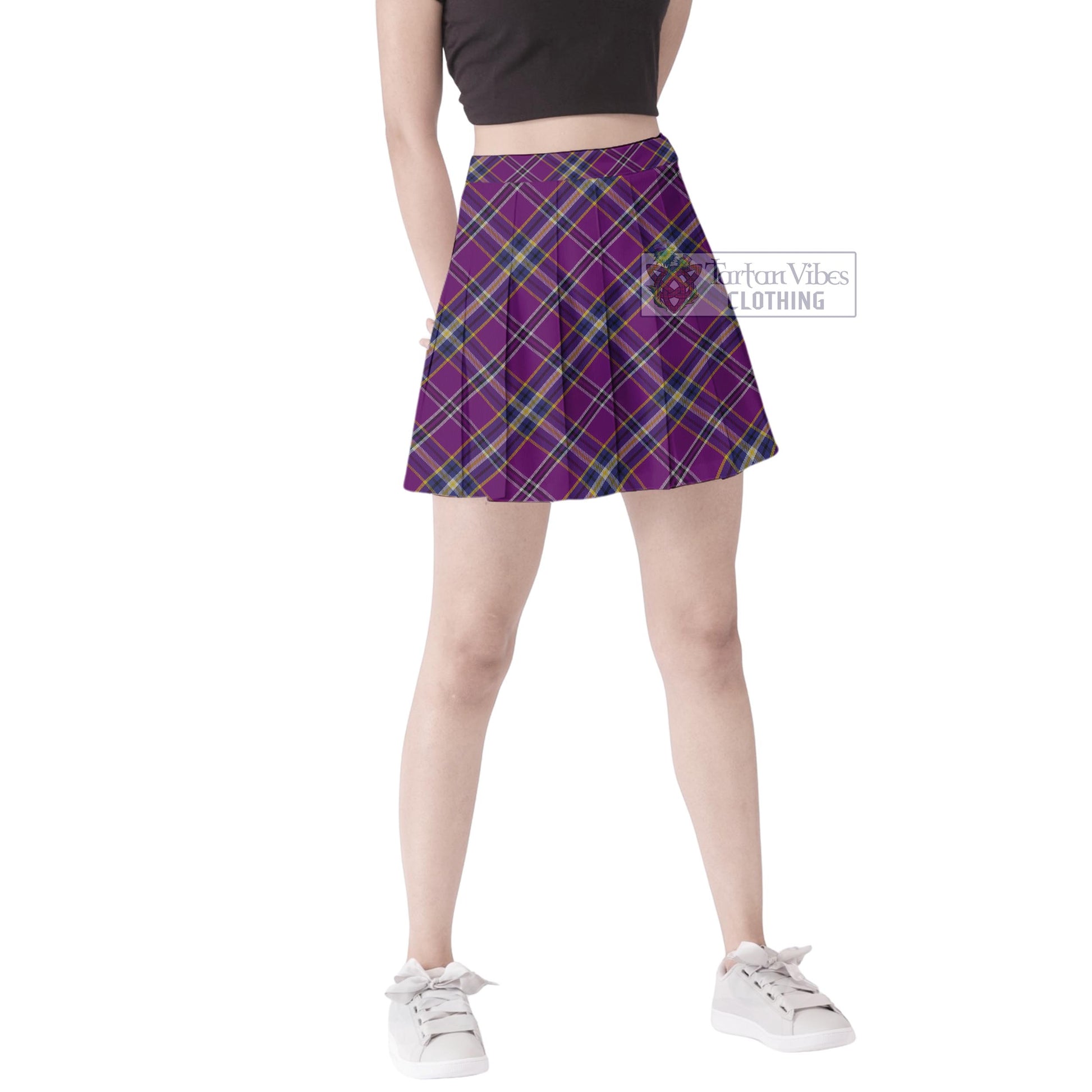 O'Riagain Tartan Women's Plated Mini Skirt Cross Style Female - Tartan Vibes Clothing