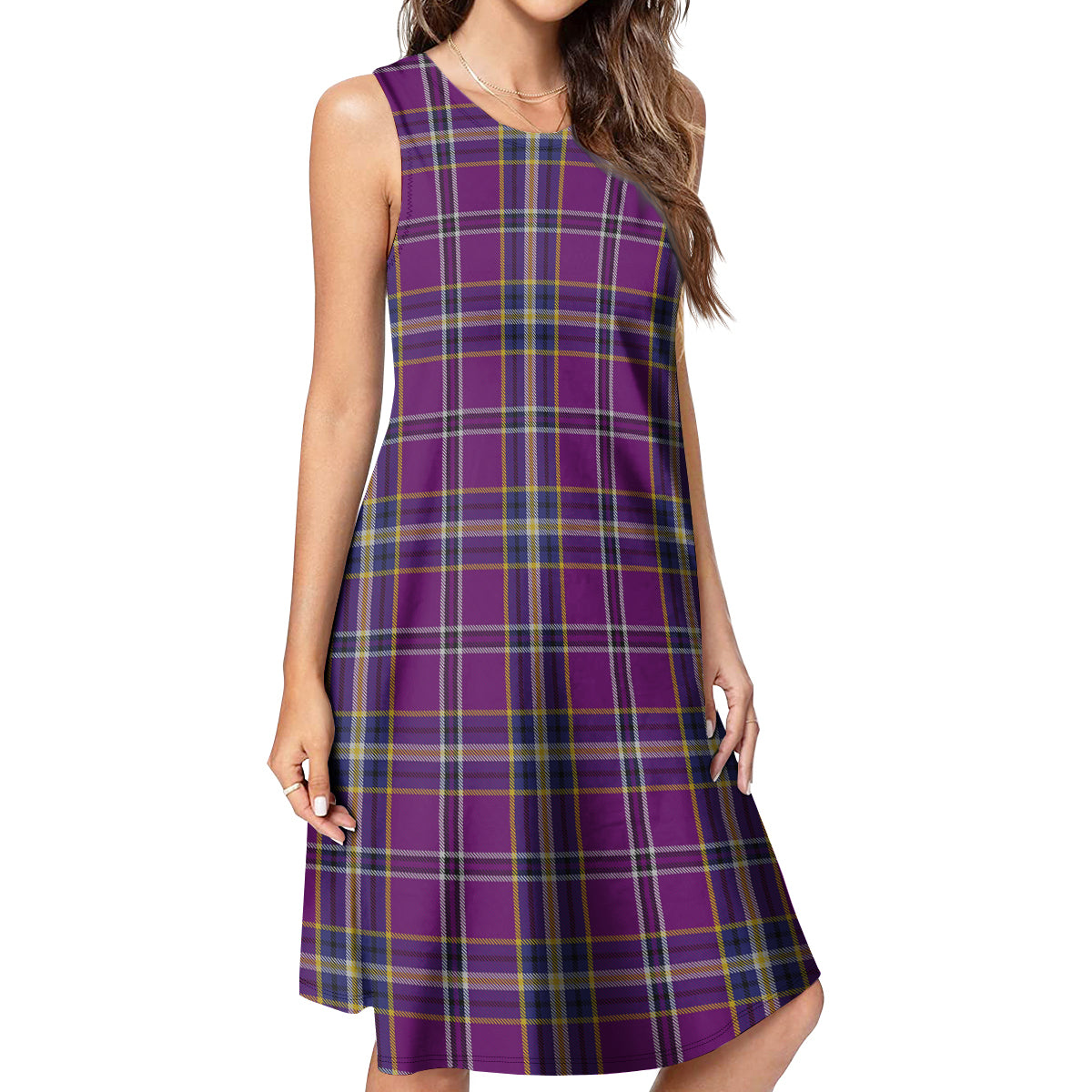 O'Riagain Tartan Womens Casual Dresses - Tartanvibesclothing