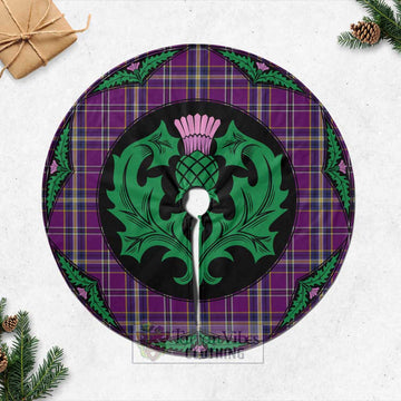 O'Riagain Tartan Christmas Tree Skirt Scottish Thistle Style Casual Tree Skirts - Tartan Vibes Clothing