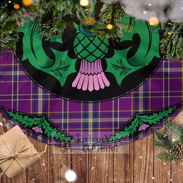 O'Riagain Tartan Christmas Tree Skirt Scottish Thistle Style - Tartan Vibes Clothing