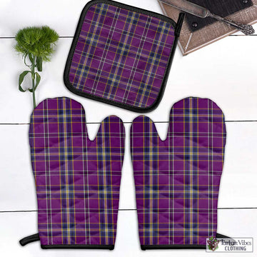 O'Riagain Tartan Combo Oven Mitt & Pot-Holder Combo 1 Oven Mitt & 1 Pot-Holder Black - Tartan Vibes Clothing