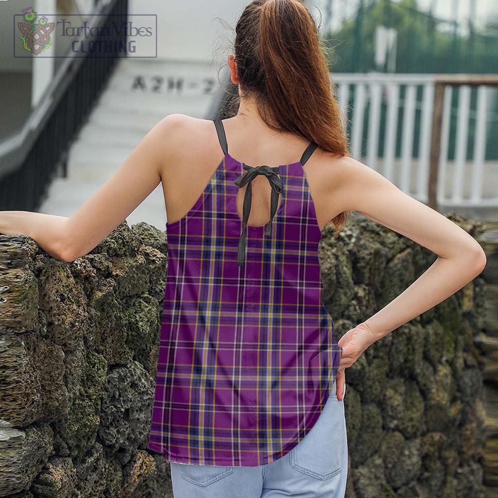 O'Riagain Tartan Loose Halter Neck Camisole - Tartan Vibes Clothing