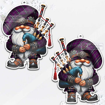 O'Riagain Tartan Bagpiper Gnome Christmas Ornament - Tartan Vibes Clothing
