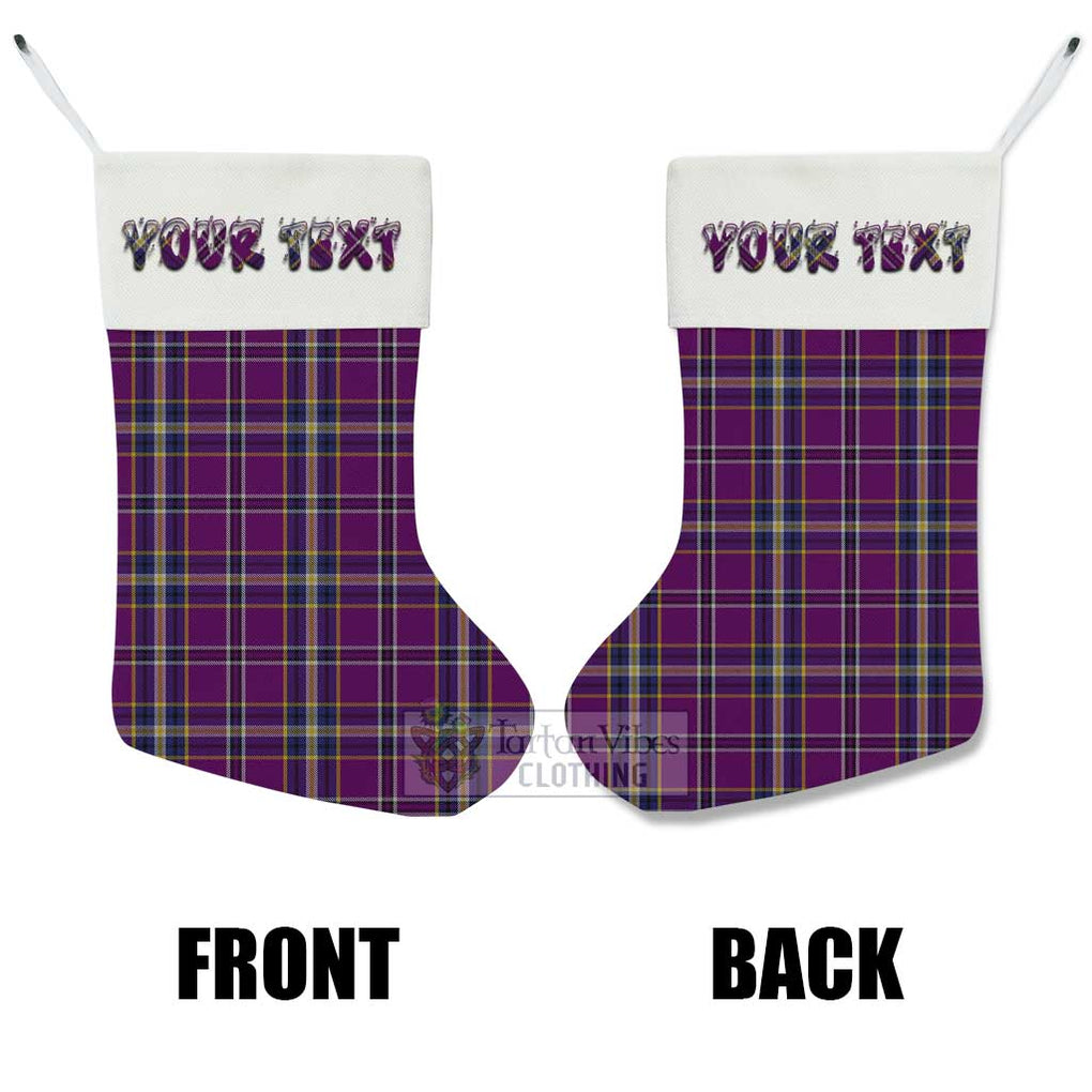 O'Riagain Tartan Christmas Stocking with Personalized Text - Tartan Vibes Clothing