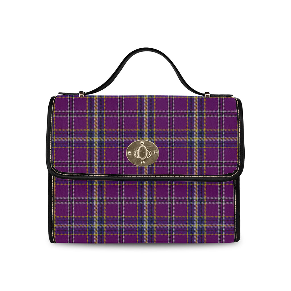 oriagain-tartan-leather-strap-waterproof-canvas-bag