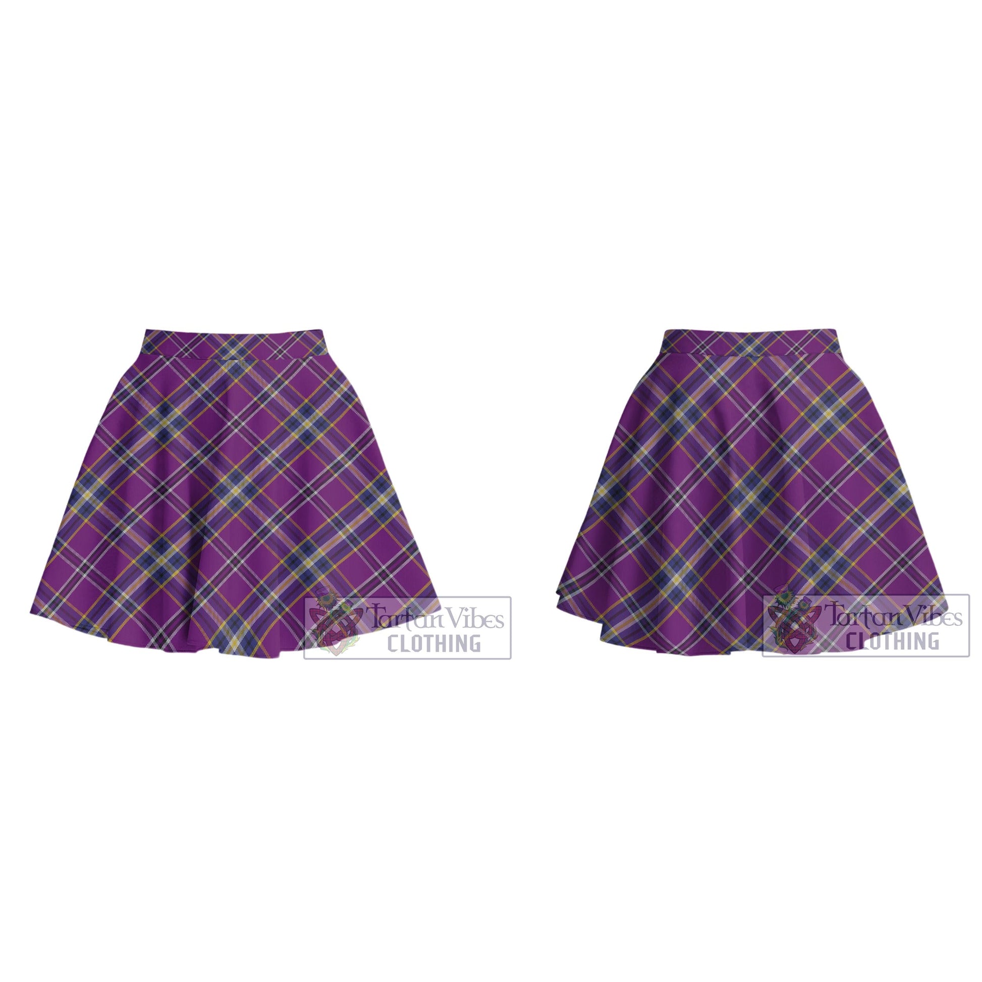 O'Riagain Tartan Women's Plated Mini Skirt Cross Style - Tartan Vibes Clothing