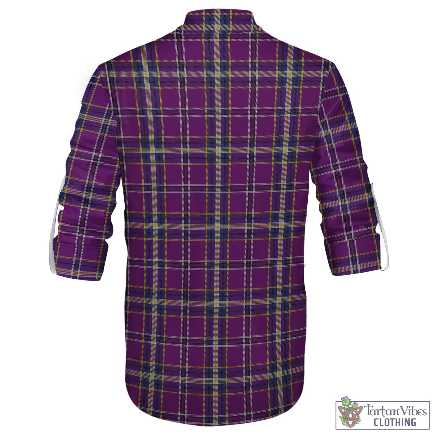 Tartan Vibes Clothing O'Riagain Tartan Men's Scottish Traditional Jacobite Ghillie Kilt Shirt