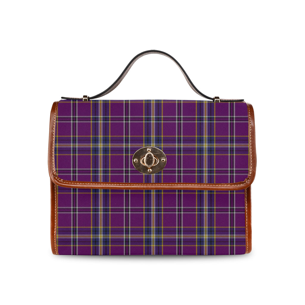 oriagain-tartan-leather-strap-waterproof-canvas-bag