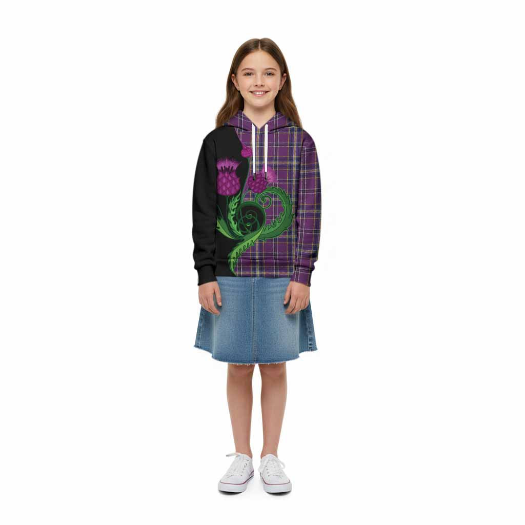 O'Riagain Tartan Kid Hoodie Traditional Scottish Thistle