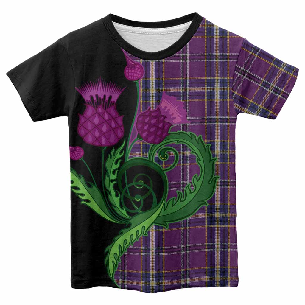 O'Riagain Tartan Kid T-shirt Traditional Scottish Thistle