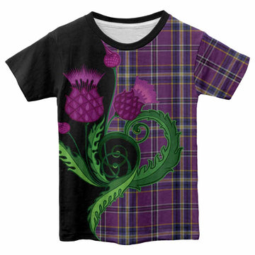 O'Riagain Tartan Kid T-shirt Traditional Scottish Thistle