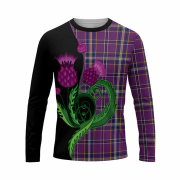 O'Riagain Tartan Long Sleeve T-Shirt Traditional Scottish Thistle