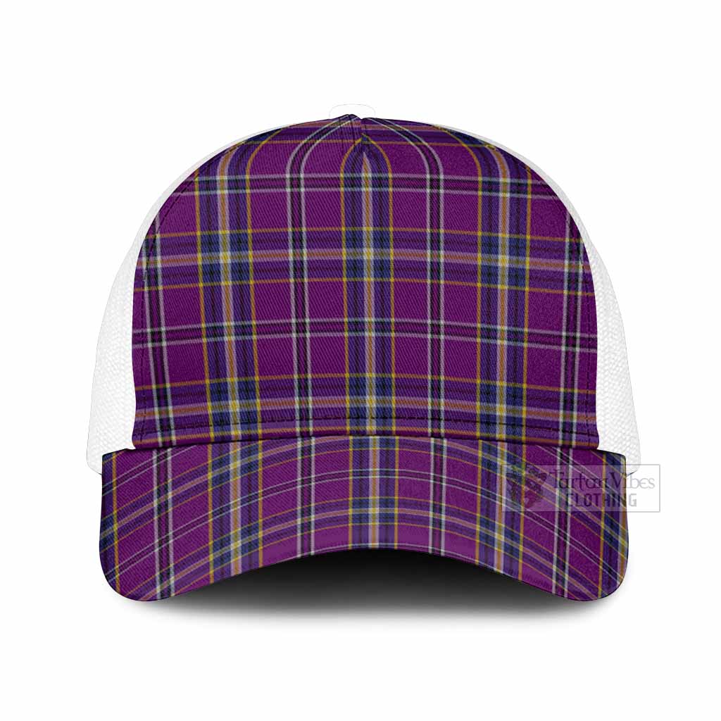 O'Riagain Tartan Mesh Trucker Cap One Size (Adjustable) White - Tartan Vibes Clothing