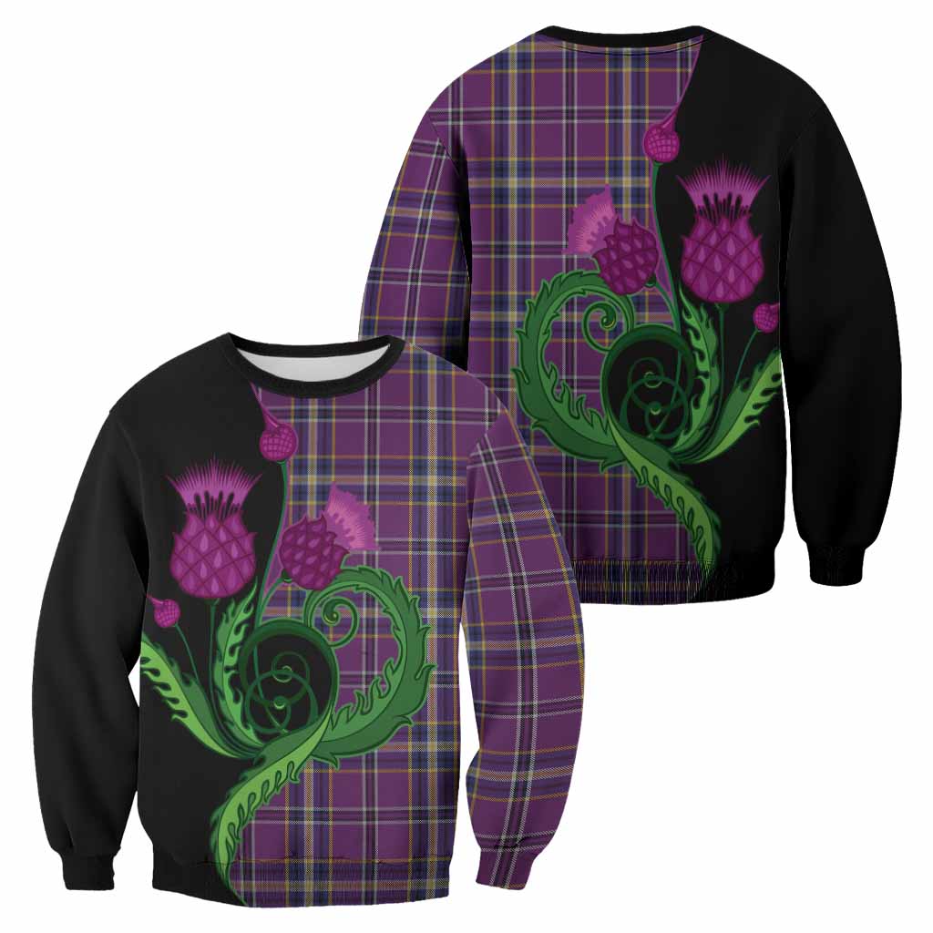 O'Riagain Tartan Sweatshirt Traditional Scottish Thistle