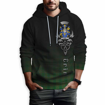 Tartan Vibes Clothing Orme Irish Clan Hoodie with Coat of Arms Erin Go Bragh Celtic Inspired