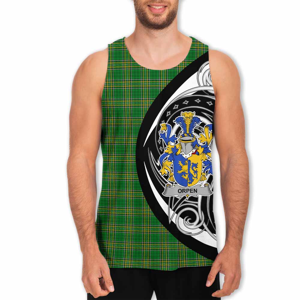 Tartan Vibes Clothing Orpen Irish Clan Men's Tank Top Celtic Circle Style