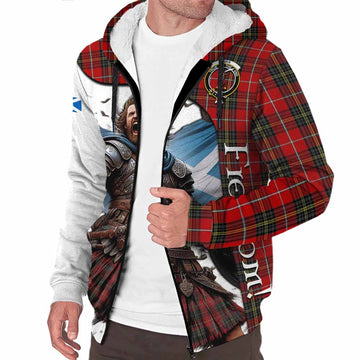 Orr Crest Tartan Sherpa Hoodie Inspired by the Freedom of Scottish Warrior Unisex S - Tartan Vibes Clothing