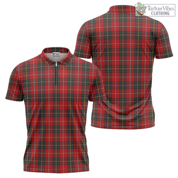Orr Tartan Zipper Polo Shirt Unisex - Tartan Vibes Clothing