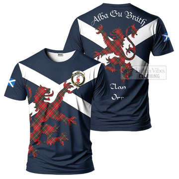 Orr Tartan Lion Rampant T-Shirt Proudly Display Your Heritage with Alba Gu Brath and Clan Name Kid's Shirt - Tartan Vibes Clothing