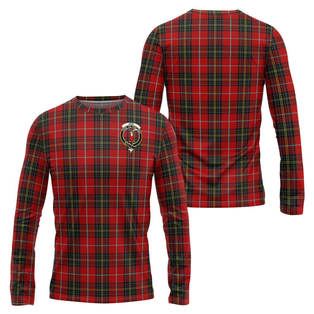 Orr Tartan Long Sleeve T-Shirt with Family Crest Unisex - Tartan Vibes Clothing