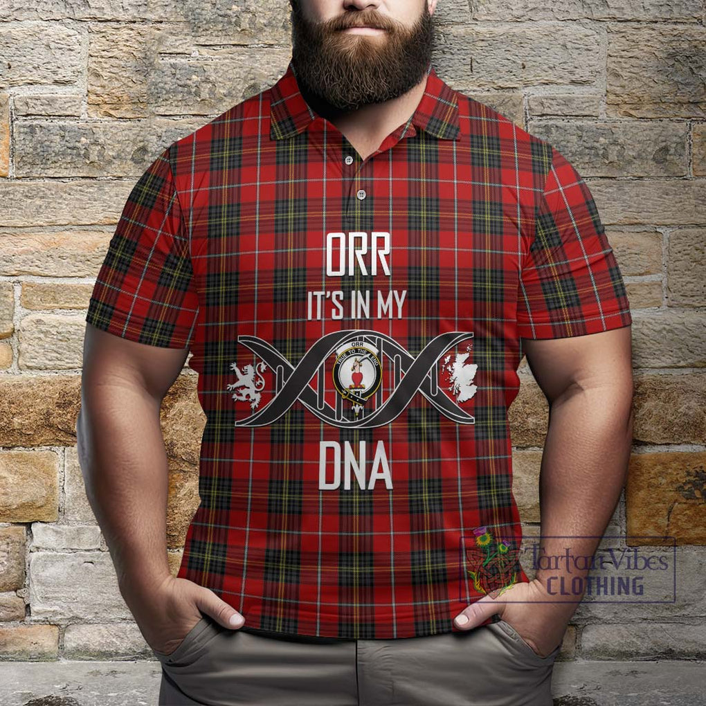 Orr Tartan Polo Shirt with Family Crest DNA In Me Style Kid - Tartan Vibes Clothing